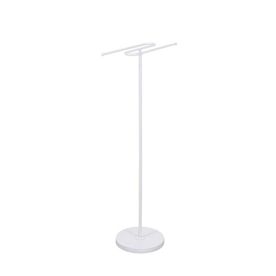 PORTASCIUGAMANI METALLO BIANCO ANTICATO 32X23H90 MADE CHINA