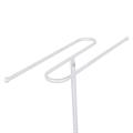 PORTASCIUGAMANI METALLO BIANCO ANTICATO 32X23H90 MADE CHINA