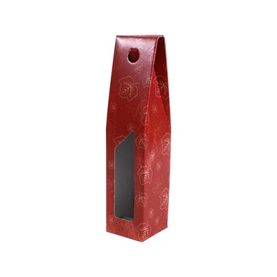 PORTABOTTIGLIA CARTONE 1B.RUBINO FIN. 9x9H41 MADE IN ITALY