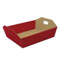 VASSOIO CARTONE MANIGLIE ROSSO 46x34H10 (34X29) MADE IN ITALY