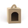 BORSINA CARTONE AVANA 1 VASETTO 9X9H10 MADE IN ITALY
