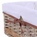 CESTO VIMINI FODERA NATURAL LIFE 45X30H18 S3 MADE IN CHINA