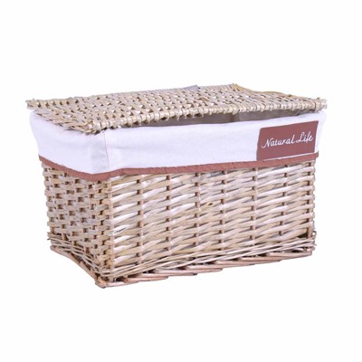 BAULETTO VIMINI FODERA NATURAL LIFE 38X29H22 S3 MADE IN CHINA
