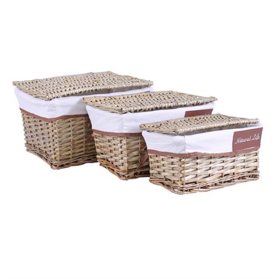 BAULETTO VIMINI FODERA NATURAL LIFE 38X29H22 S3 MADE IN CHINA