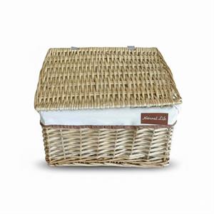 BAULETTO VIMINI FODERA NATURAL LIFE 38X29H22 S3 MADE IN CHINA