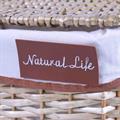 BAULETTO VIMINI FODERA NATURAL LIFE 38X29H22 S3 MADE IN CHINA
