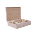 Cassetta abete naturale 3 bottiglie cm.35,5x27h10