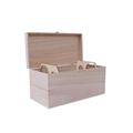 Cassetta abete naturale 4 bottiglie cm.35,5x18h18