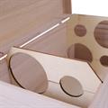 Cassetta abete naturale 4 bottiglie cm.35,5x18h18