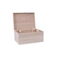Cassetta abete naturale 6 bottiglie cm.35,5x27h18