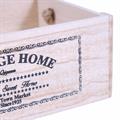 CASSETTA ABETE VINTAGE HOME 38X28H15 S3 MADE IN CHINA