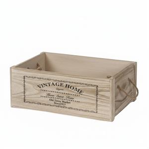 CASSETTA ABETE VINTAGE HOME 33X23H13 MADE IN CHINA