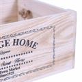 CASSETTA ABETE VINTAGE HOME 33X23H13 MADE IN CHINA