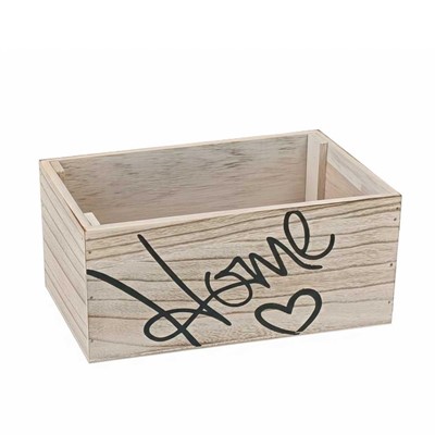 CASSETTA PAULONIA BRUNITA HOME 22X12H10 MADE IN CHINA