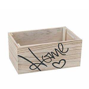 CASSETTA PAULONIA BRUNITA HOME 22X12H10 MADE IN CHINA