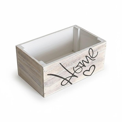 CASSETTA PAULONIA SBIANCATA HOME 22X12H10 MADE IN CHINA