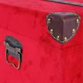 Baule in velluto rosso 48X29H25