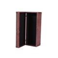 Portabottiglie cofanetto singolo marrone in PU 34X13H13