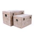 Baule in legno sbiancato 54X36H36 S2 | Made in China
