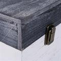 Baule in legno decapé 60X35H33 S2 |  Made in China