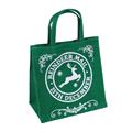 Borsina juta verde scritta Reindeer mail 15x12h15