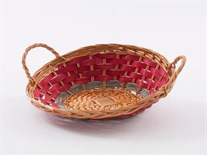 CESTO VAGLIO VIMINI PIOPPO 2M.ROSSO 47X45X15 MADE IN CHINA