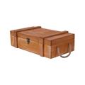 Cassetta abete brunita 2 bottiglie 37x21,5x10