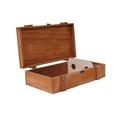Cassetta abete brunita 2 bottiglie 37x21,5x10