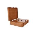 Cassetta abete brunita 3 bottiglie 37x31,5x10