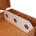 Cassetta abete brunita 3 bottiglie 37x31,5x10