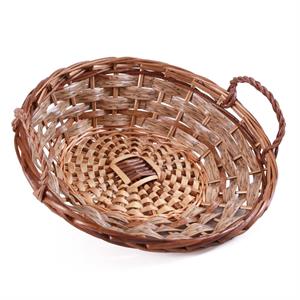 CESTO VAGLIO VIMINI ECORATTAN 2M.MARRONE 47X45X15 MADE IN CHINA