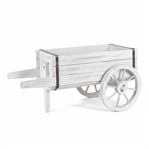 Carretto abete sbiancato 80x44H39 in KIT assemblaggio