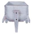 Carretto abete sbiancato 80x44H39 in KIT assemblaggio