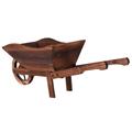 Carriola decorativa abete brunito 82X32H33 in KIT assemblaggio