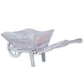 Carriola decorativa abete sbiancato 82X32H33 in KIT assemblaggio