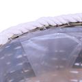 Cesto vimini rotondo portavaso bordo cotone dia.29XH22 S3