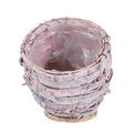 Cornucopia betulla con plastica interna diam.18 x 32