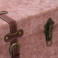 Baule in mdf e velluto 63X40H35 S3 | Made in China