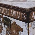 Baule in mdf e PU - Adventure - 60X40H42  S4 | Made in China