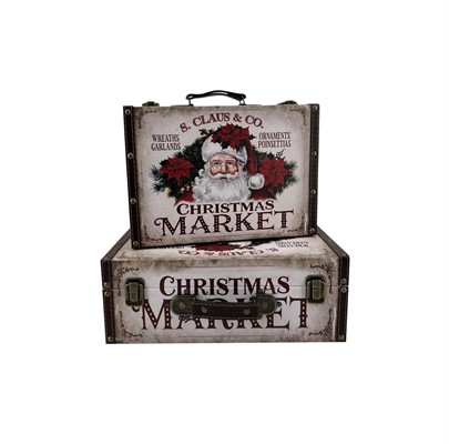 Valigia in mdf e PU Market set 35X25H12 S2 | Made in China