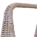 Cesto Portalegna in giunco grigio cm 35X45H80