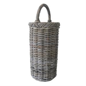 PORTA OMBRELLI ROTONDO GIUNCO GRIGIO DIA30H55 MADE IN INDONESIA