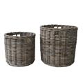 CESTO ROTONDO GIUNCO GRIGIO S2 D50H50 - D40H45 MADE IN INDONESIA