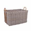 CESTO RETTANGOLARE IN GIUNCO GRIGIO S2 75X50H45 - 62X45H40