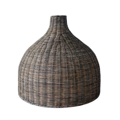 LAMPADARIO IN GIUNCO GRIGIO DIA55/10H50 MADE IN INDONESIA