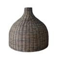 LAMPADARIO IN GIUNCO GRIGIO DIA55/10H50 MADE IN INDONESIA