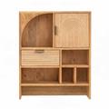 Pensile Loft in legno di mango 1 anta e 1 cassetto cm 65X20H75