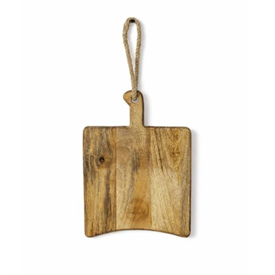 Tagliere quadrato in mango naturale 33X25X2