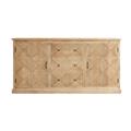 Credenza Madras in mango naturale 3 cassetti 2 ante 193X40H97