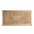 Credenza Madras in mango naturale 3 cassetti 2 ante 193X40H97